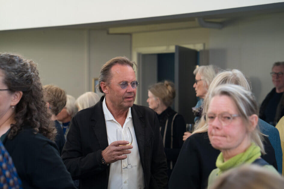 Inge Ellegaard: Billeddomino, Esbjerg Kunstmuseum, fernisering 21. marts 2025. Foto: Fjodor Pedersen.