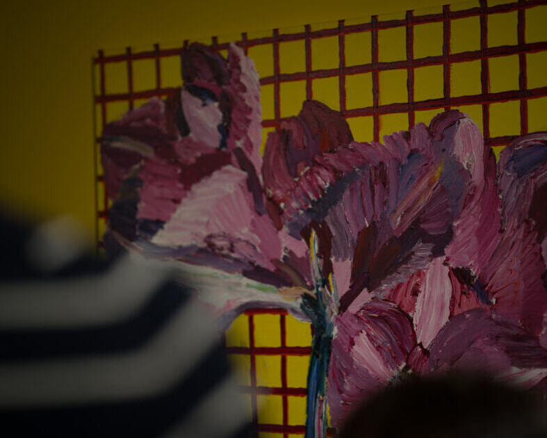 Inge Ellegaard: Billeddomino, Esbjerg Kunstmuseum, fernisering 21. marts 2025. Foto: Fjodor Pedersen.