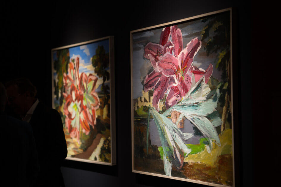 Inge Ellegaard: Billeddomino, Esbjerg Kunstmuseum, fernisering 21. marts 2025. Foto: Fjodor Pedersen.
