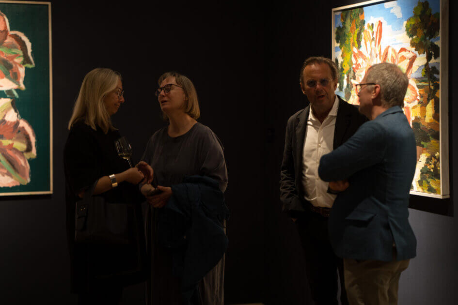 Inge Ellegaard: Billeddomino, Esbjerg Kunstmuseum, fernisering 21. marts 2025. Foto: Fjodor Pedersen.