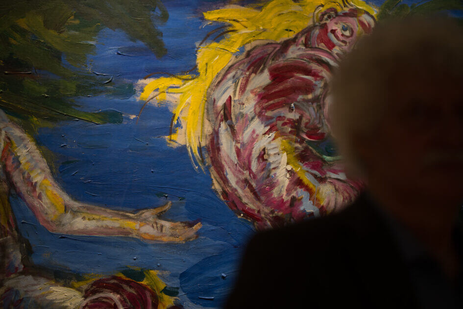 Inge Ellegaard: Billeddomino, Esbjerg Kunstmuseum, fernisering 21. marts 2025. Foto: Fjodor Pedersen.