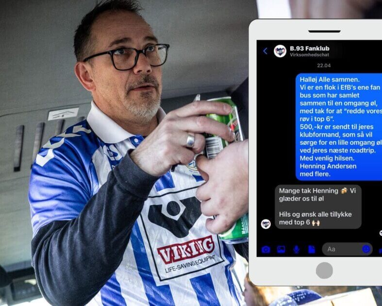 Henning Andersen tog initiativ til indsamlingen. Foto og collage: Fjodor Pedersen.