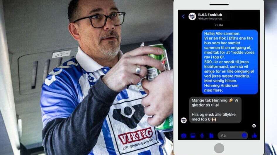 Henning Andersen tog initiativ til indsamlingen. Foto og collage: Fjodor Pedersen.