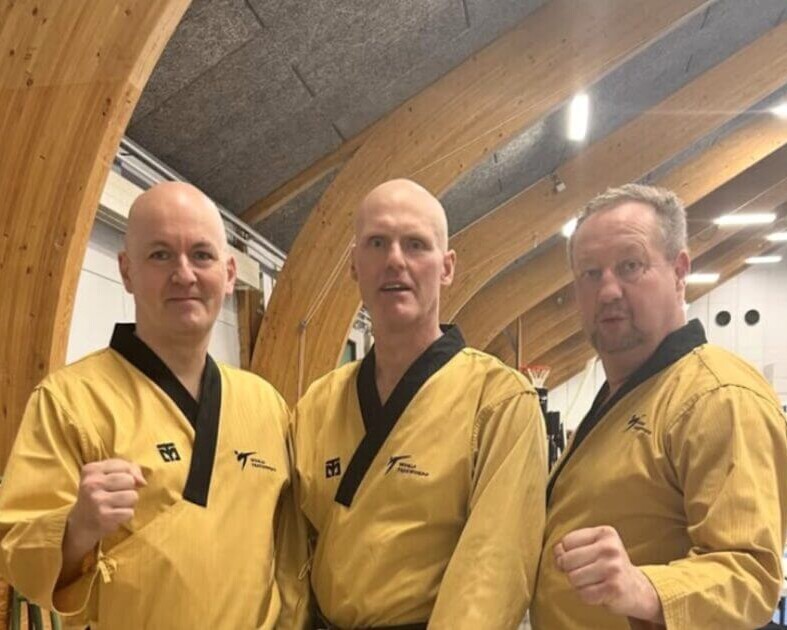 Anders Bennedsen til venstre er klar til EM. Privatfoto.