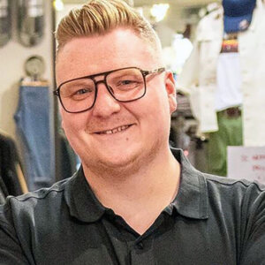 Andreas Bernt Thomsen har arbejdet i Just Ask i fem år. Privatfoto.