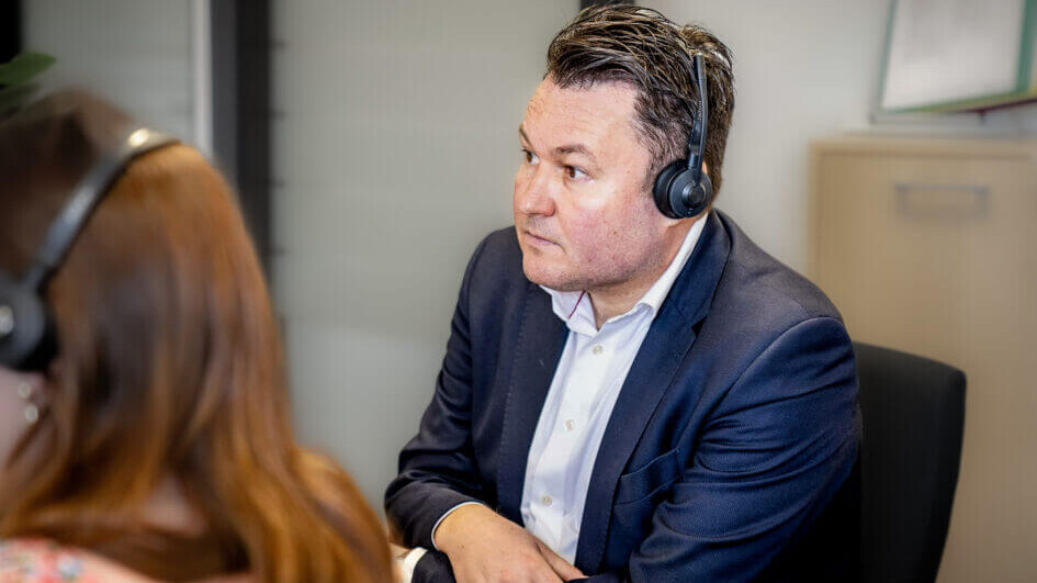 Anders Kronborg var med på en lytter hos Skattestyrelsen. Foto: Martin Kubert.