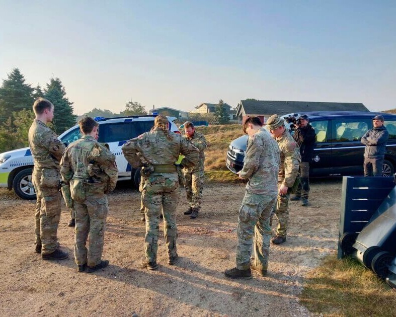 Stor operation på Fanø. Foto: Syd- & Sønderjyllands Politi.