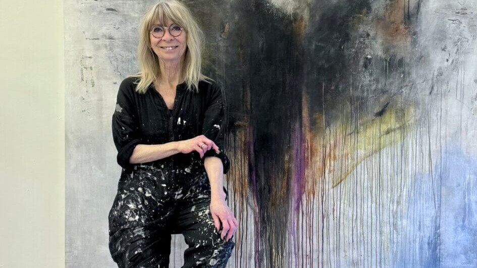 - Der vil være værker som udtrykker kærligheden, dansen, samhørigheden og mine kvinder i de store kjoler – et udtryk for styrke og skønhed, balancen mellem det maskuline og det feminine, som jeg ønsker at dele med jer, fortæller Susy Grundahl. Privatfoto.