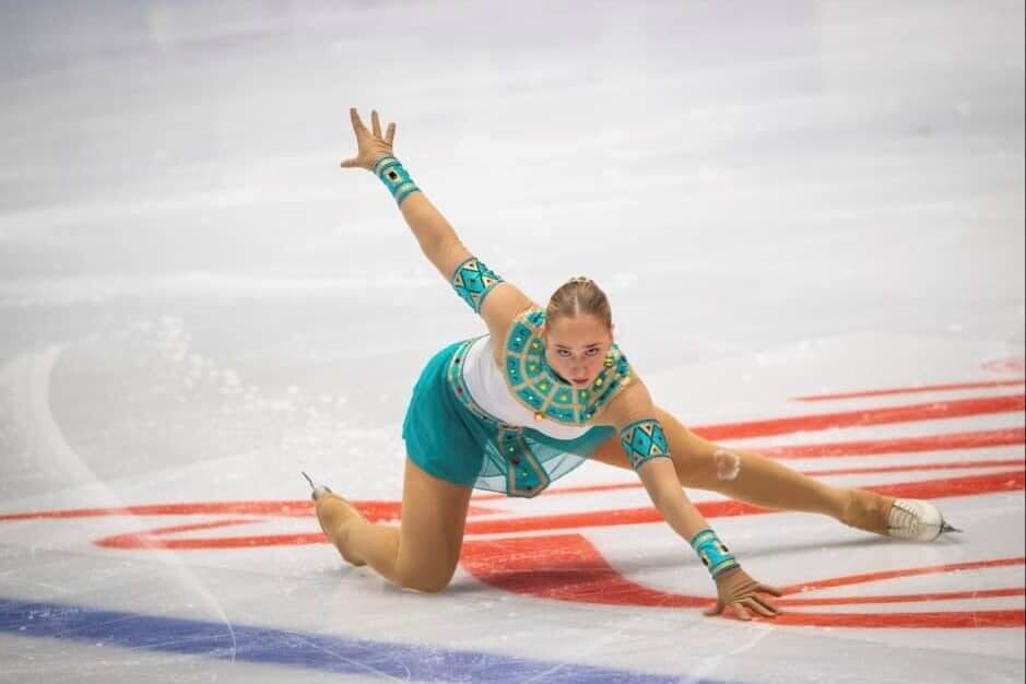 Thea Gøgg fra Esbjerg Skøjteklub. Privatfoto.