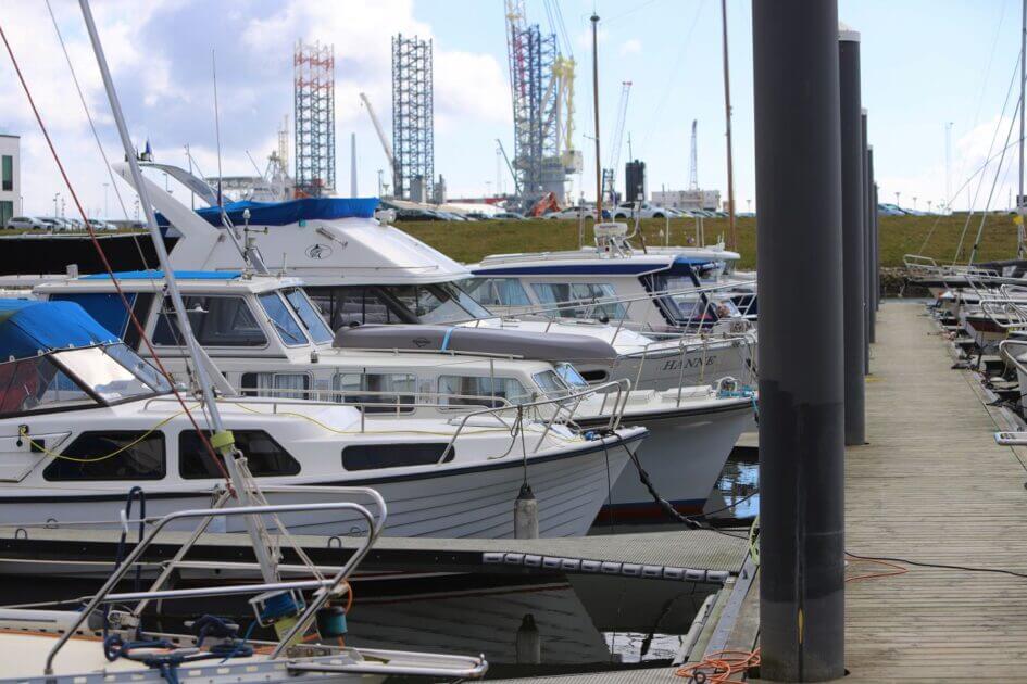 Det er ved at være en håndfuld år siden, lystbådehavnen blev flyttet fra Fiskerihavnen til den nye placering. Foto: Johnny Tauman.