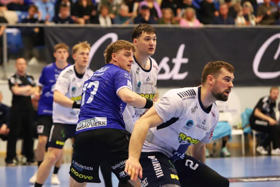 Andreas Søgaard leverede varen. Foto: Johnny Tauman.
