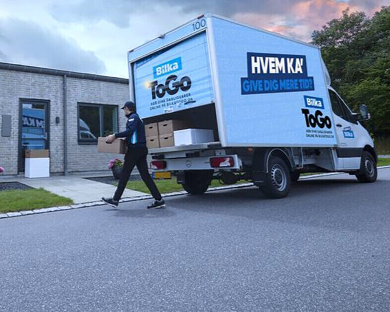 Bilka tilbyder nu også hjemmelevering i Esbjerg. Pressefoto.