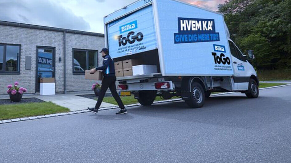 Bilka tilbyder nu også hjemmelevering i Esbjerg. Pressefoto.