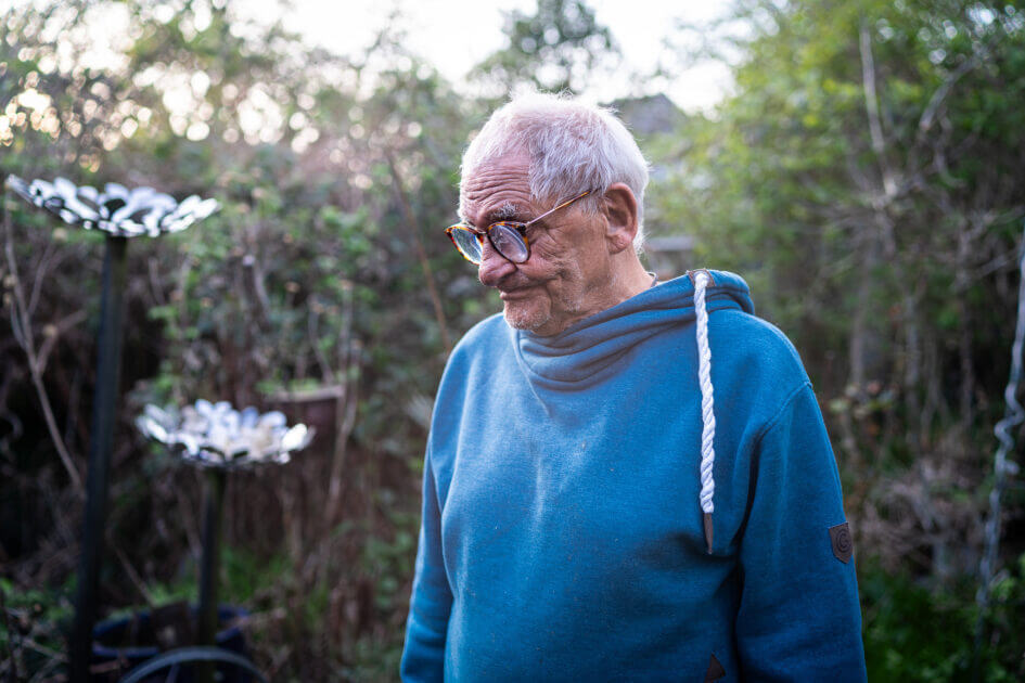Johny Wilslew er fyldt 75. Livet har budt på lidt af hvert. Foto: Fjodor Pedersen.