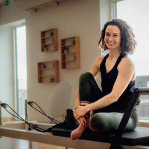 Emily Kinch i sit nye studie på Gl. Færgevej. Foto: Fjodor Pedersen.