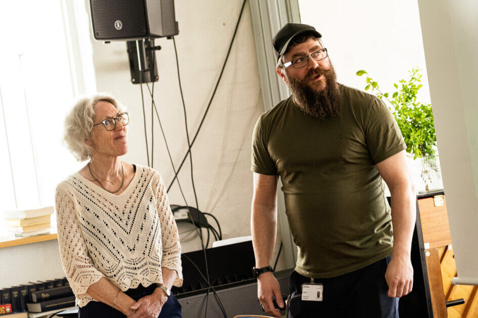 De nominerede fortalte om deres initiativer, inden dagens deltagere skulle stemme om en vinder af prisen. Foto: Fjodor Pedersen.