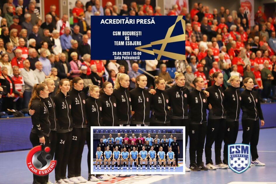 Team Esbjerg i Champions League. Collage: Johnny Tauman.