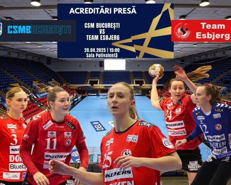 Team Esbjerg i Champions League. Collage: Johnny Tauman.