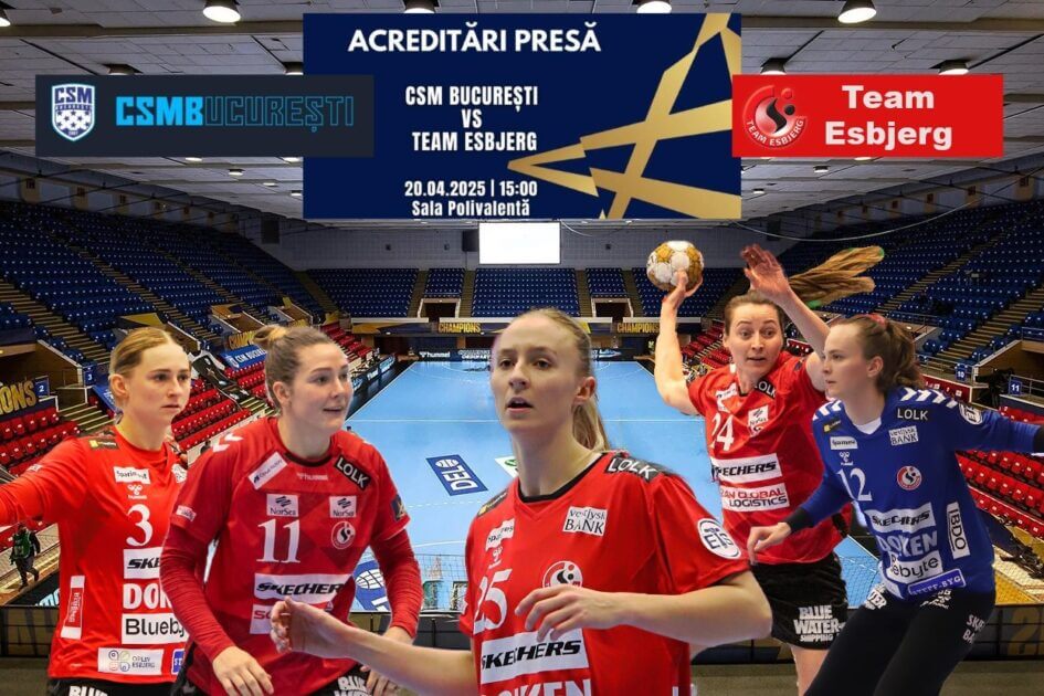 Team Esbjerg i Champions League. Collage: Johnny Tauman.