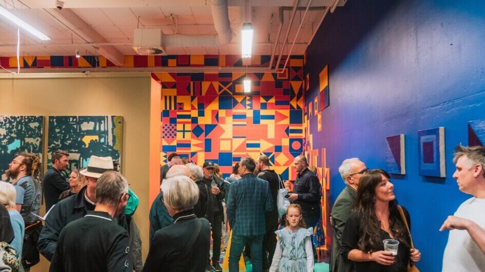 Fernisering af Gadens Museum, Esbjerg Kunstmuseum 4. april 2025. Foto: Philip Skovgaard.