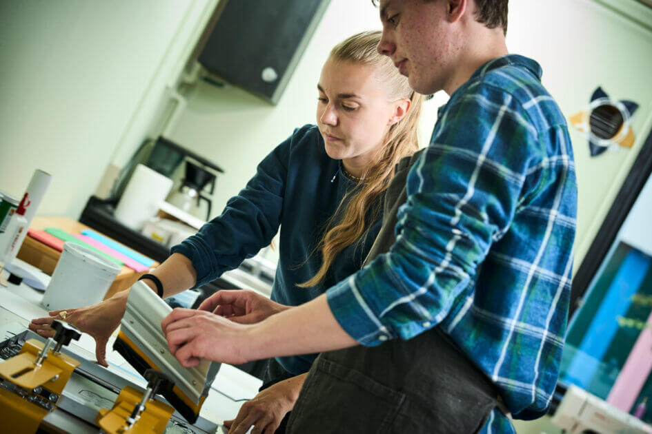 Kreativ workshop på Platformen i forbindelse med fem års-jubilæet. Foto. Monospace.