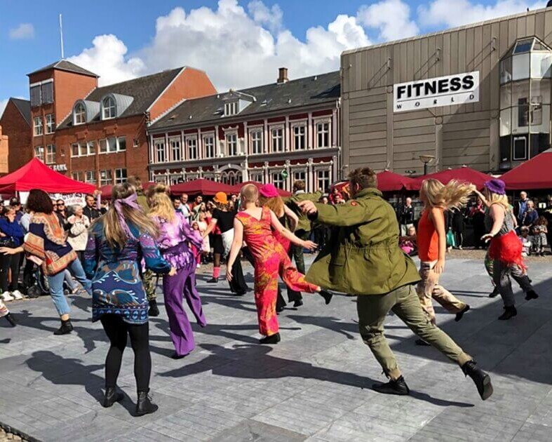 Dansens Dag et tidligere år. Arkivfoto: Esbjerg City.