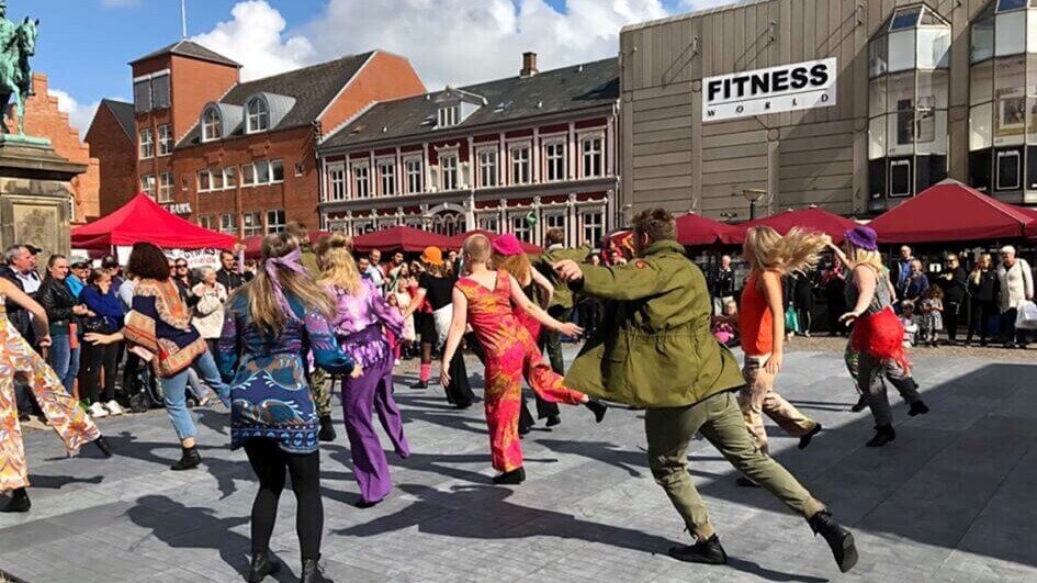 Dansens Dag et tidligere år. Arkivfoto: Esbjerg City.