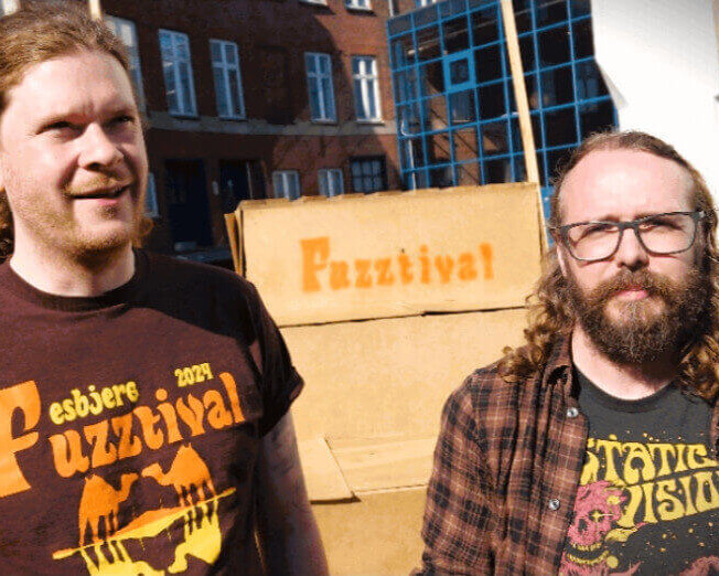Thomas Sørensen og Bo Sejer er ophavsmænd til Esbjerg Fuzztival.