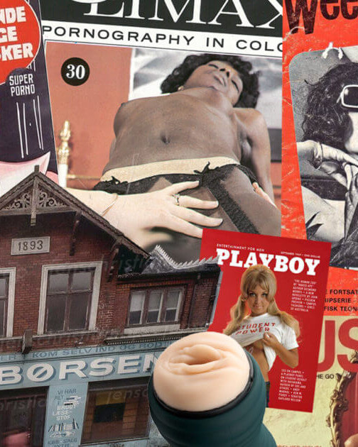Varebørsen i Skolegade havde lidt af hvert inden for dørene. Collage: EsbjergLiv.dk.