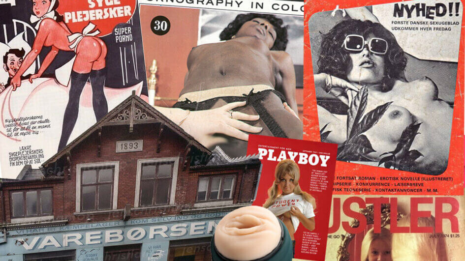 Varebørsen i Skolegade havde lidt af hvert inden for dørene. Collage: EsbjergLiv.dk.