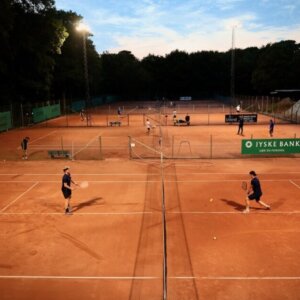 Anlægget på Gammel Vardevej, hvor Esbjerg Tennis Klub holder til. Arkivfoto.