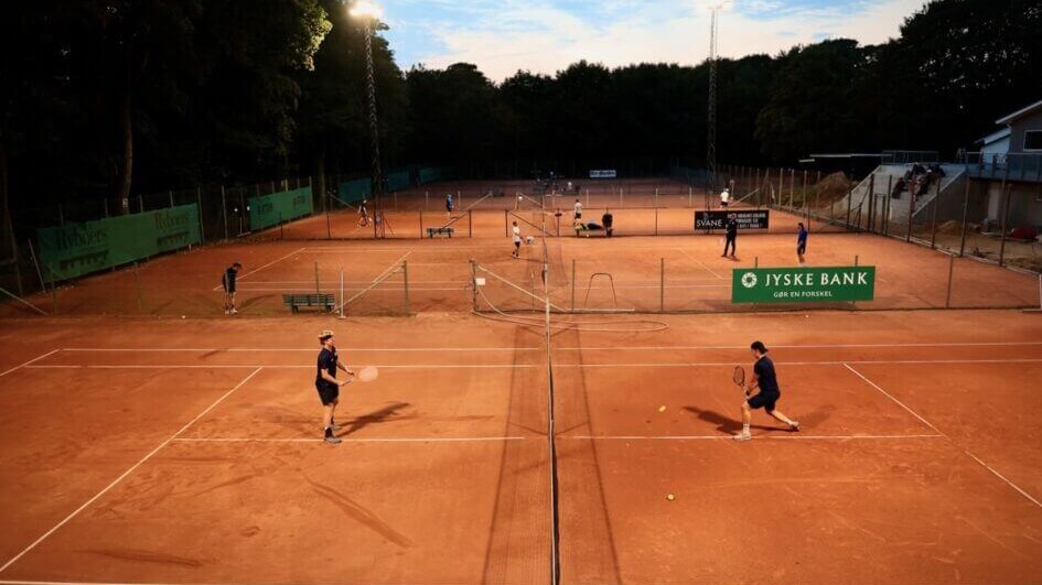 Anlægget på Gammel Vardevej, hvor Esbjerg Tennis Klub holder til. Arkivfoto.