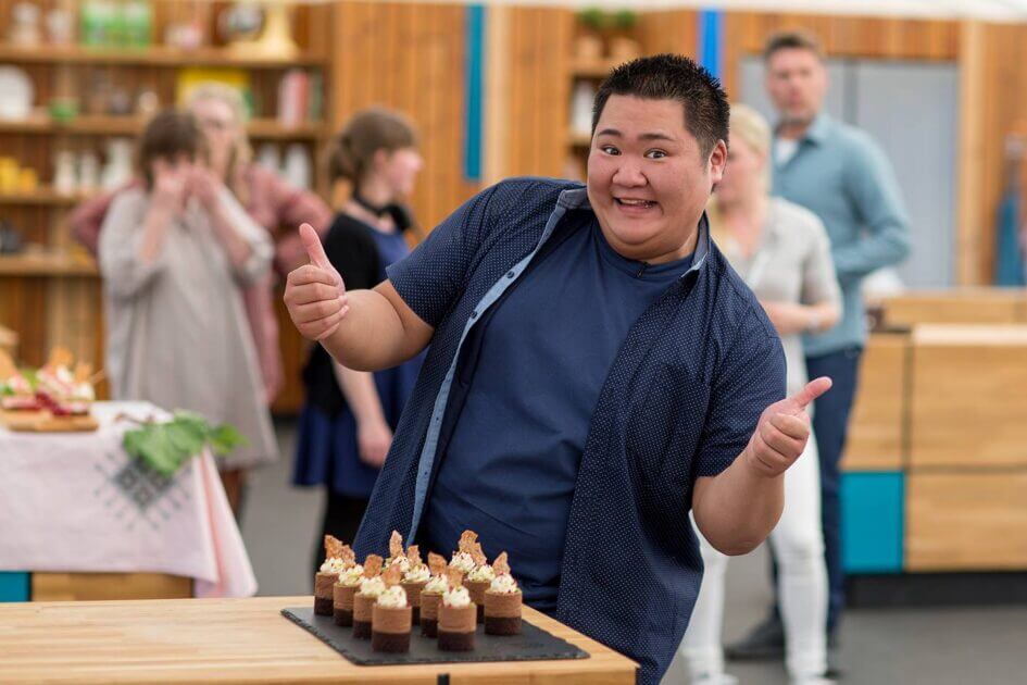 Micki Cheng blev nummer to i Den Store Bagedyst for ti år siden. Pressefoto: DR Presse.