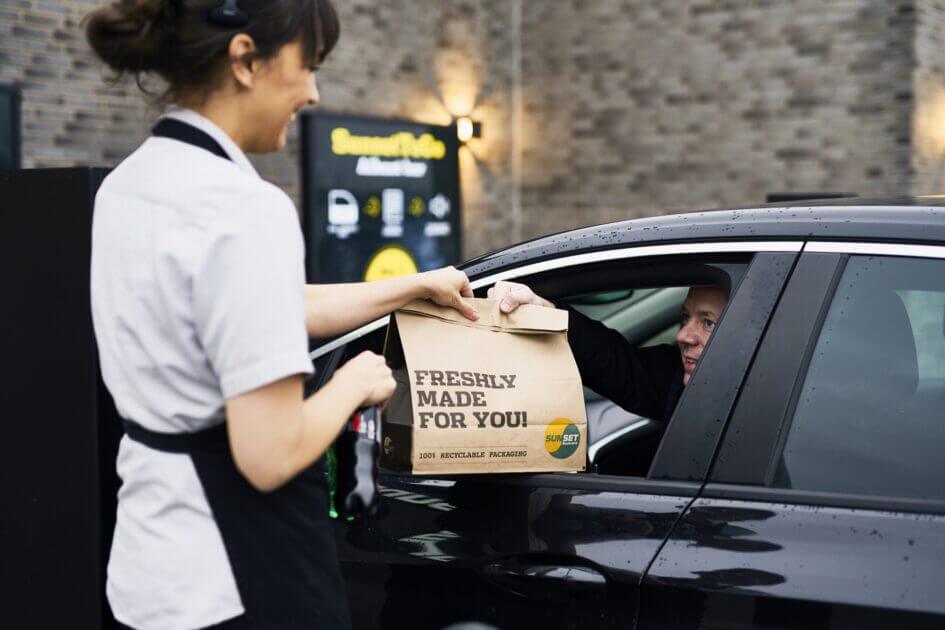 Drive-in ved Sunset Boulevard. PR-foto.