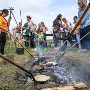 Små og store er velkomne til Nationalpark-/Marbækdagen den 25. maj i området omkring Myrthuegård. Foto: Esbjerg Fotoklub.