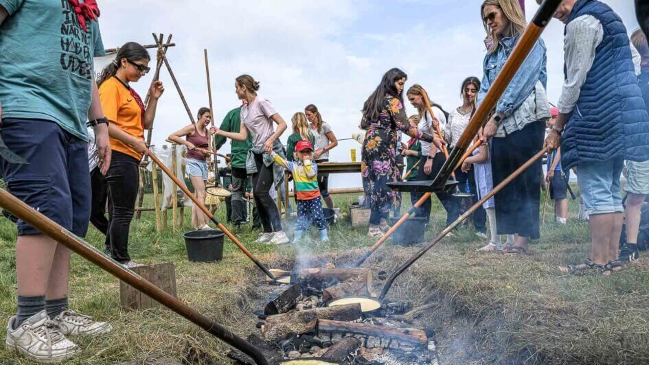 Små og store er velkomne til Nationalpark-/Marbækdagen den 25. maj i området omkring Myrthuegård. Foto: Esbjerg Fotoklub.