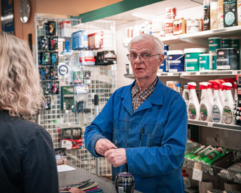 Bent Nørgaard Nielsen har arbejdet på samme adresse i 60 år - siden 1965. Foto: Fjodor Pedersen.