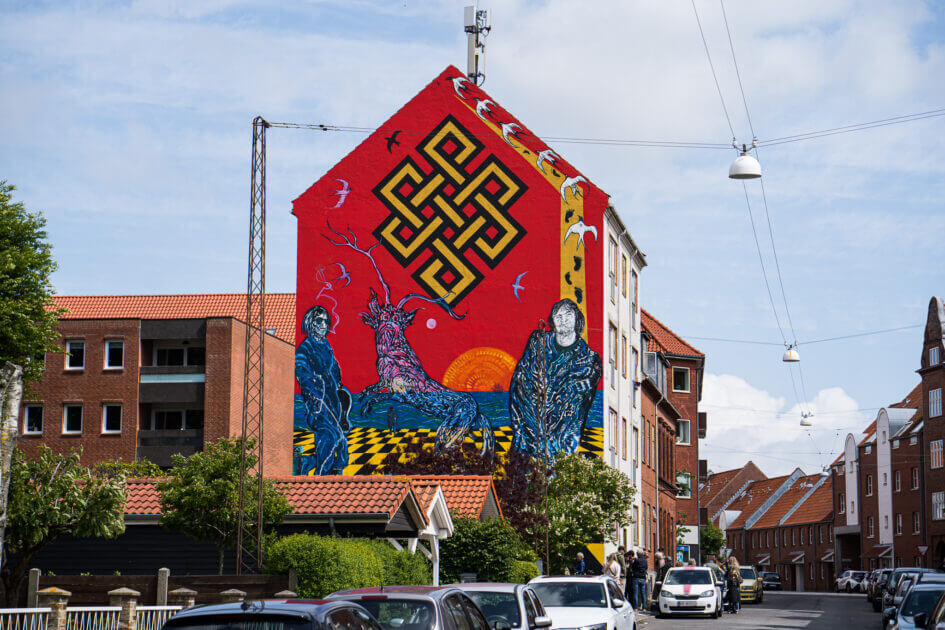 Det færdige resultat. Flot, farvestrålende og mystisk. Foto: Fjodor Pedersen.