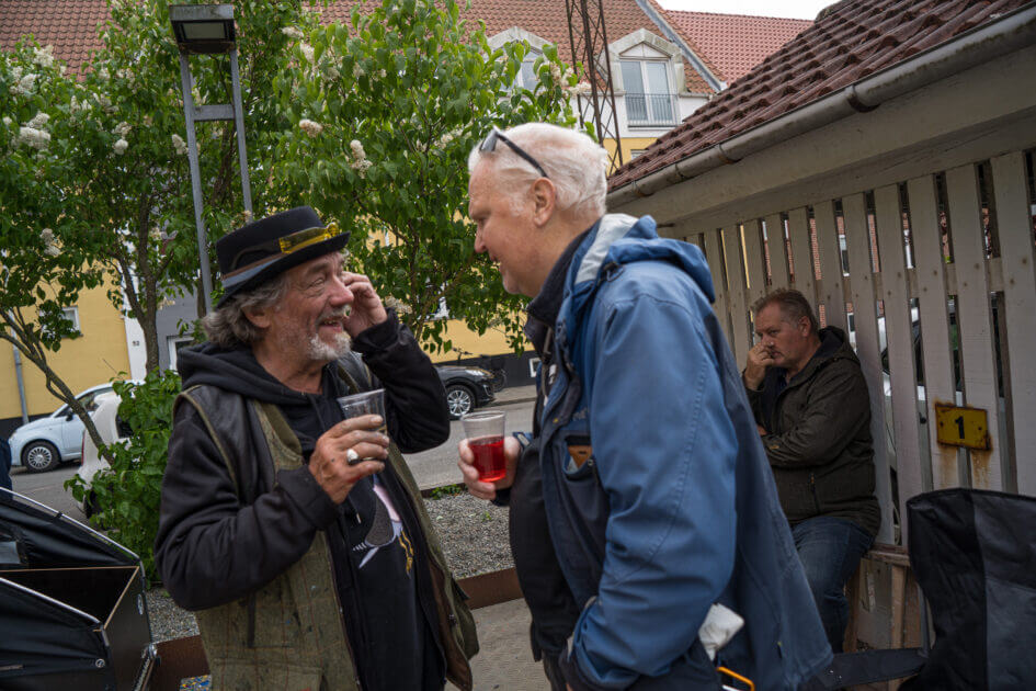 Hans Krull fik besøg langvejsfra. Foto: Fjodor Pedersen.