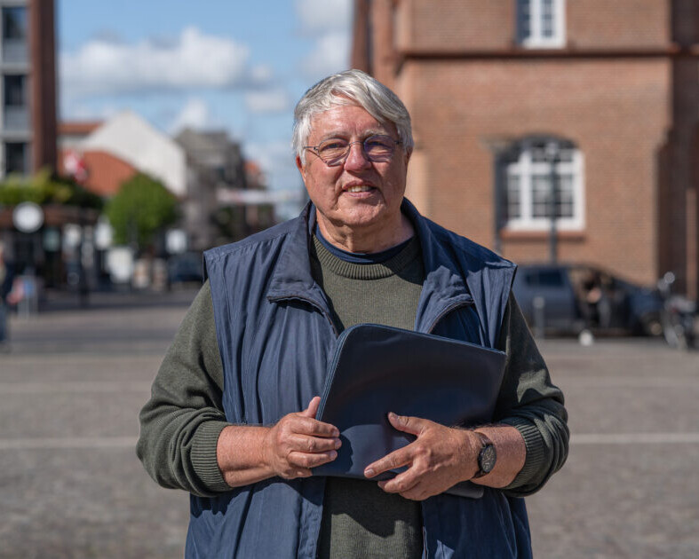 Claus Madsen, formand for Esbjerg Fotoklub. Foto: Fjodor Pedersen.