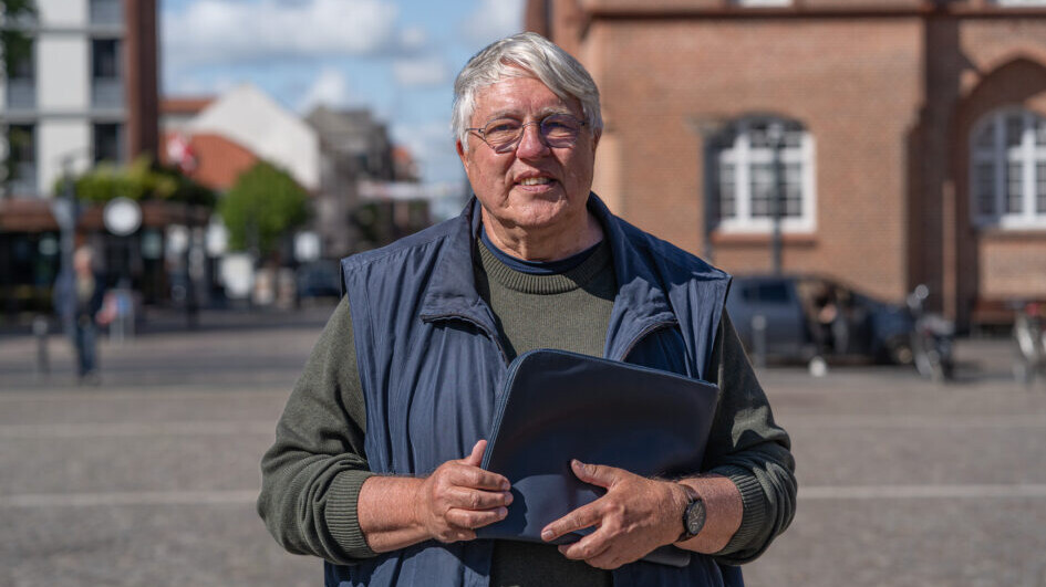 Claus Madsen, formand for Esbjerg Fotoklub. Foto: Fjodor Pedersen.