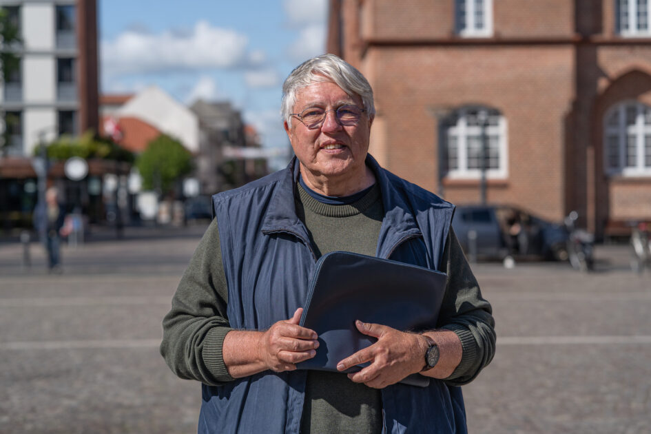 Claus Madsen, formand for Esbjerg Fotoklub. Foto: Fjodor Pedersen.