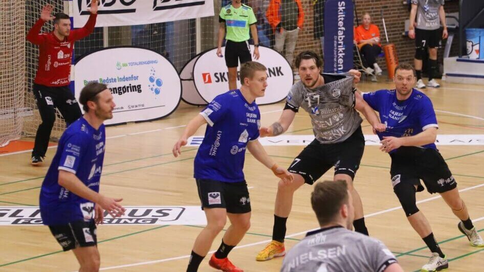 Den perfekte defensiv tog brodden af Grindsted. Foto: Johnny Tauman.