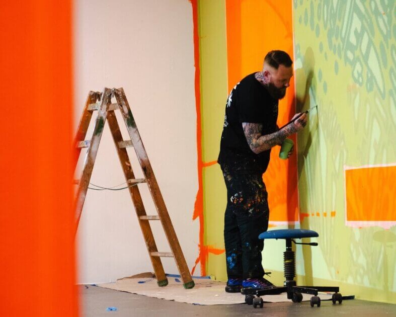Peter Birk er udstillingsaktuel på Esbjerg Kunstmuseum. Foto: Marcus Fay.