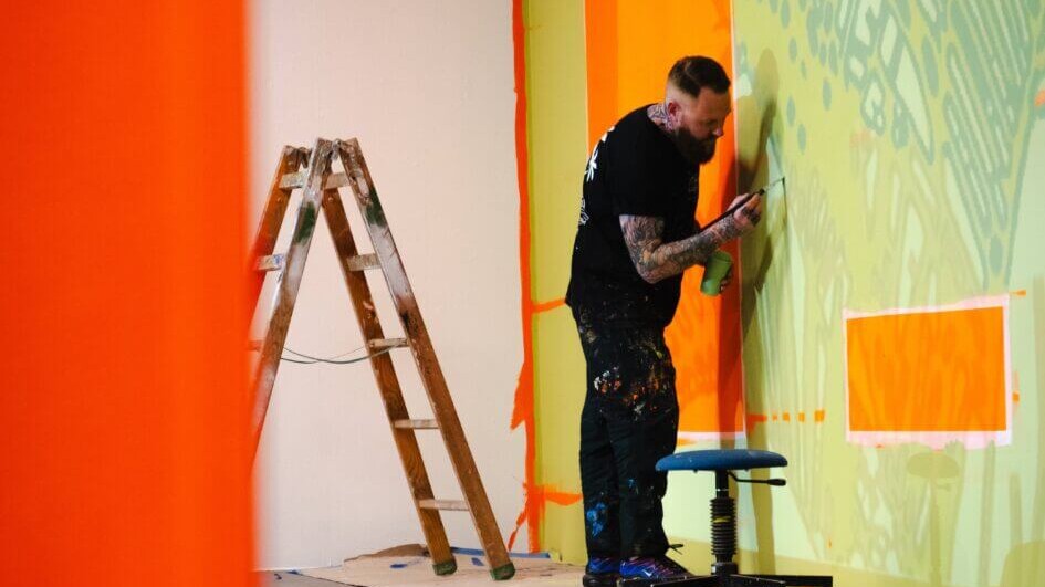 Peter Birk er udstillingsaktuel på Esbjerg Kunstmuseum. Foto: Marcus Fay.