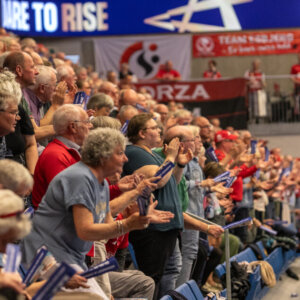 Publikumsopbakningen er guld værd for Team Esbjerg. Arkivfoto: Johnny Tauman.
