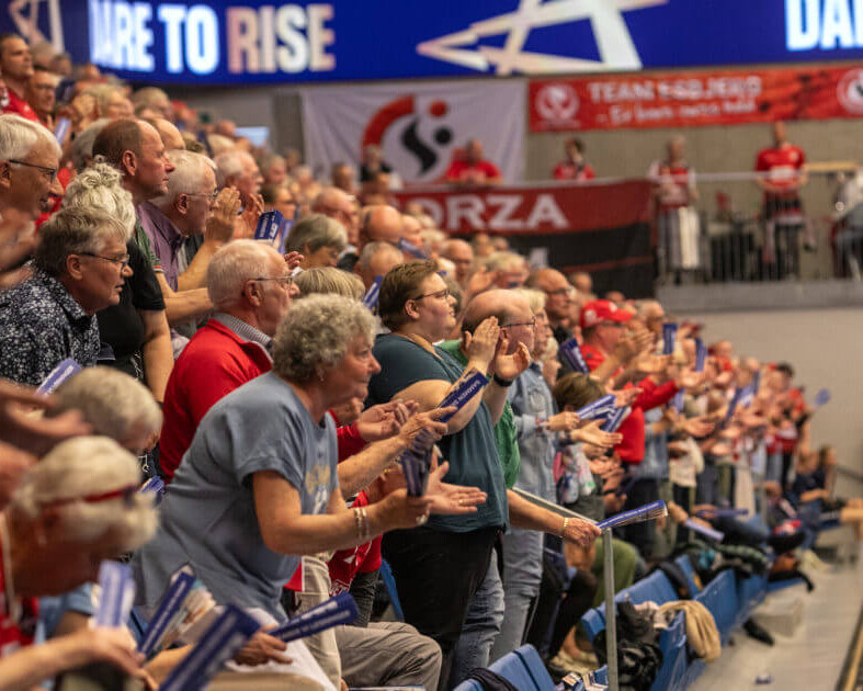 Publikumsopbakningen er guld værd for Team Esbjerg. Arkivfoto: Johnny Tauman.