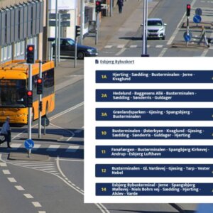 Frem til 13. juni vil der være trafikale udfordringer i Gjesing. Foto/collage: Johnny Tauman.