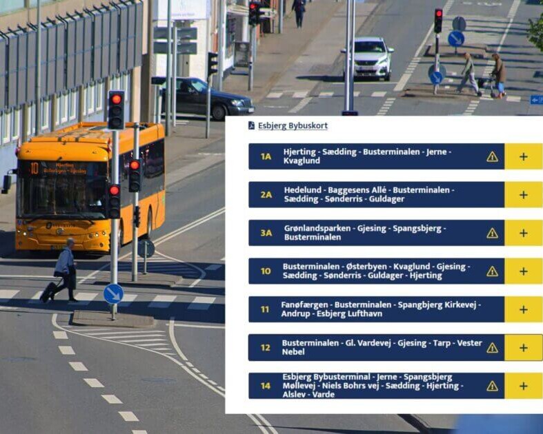 Frem til 13. juni vil der være trafikale udfordringer i Gjesing. Foto/collage: Johnny Tauman.
