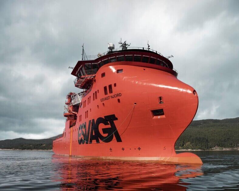 'Esvagt Njord' - en af de nye SOV'er. Foto: Havyard / Esvagt.